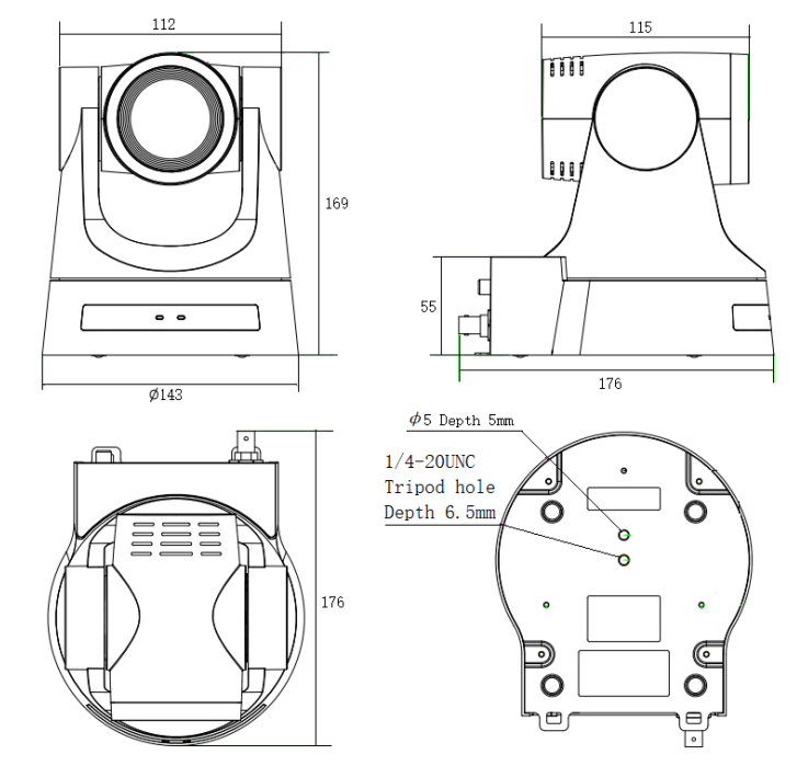 尺寸圖(單位：mm)