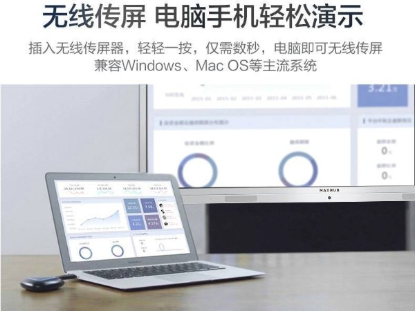 行政小姐姐，MAXHUB一鍵投屏來幫你會前準備